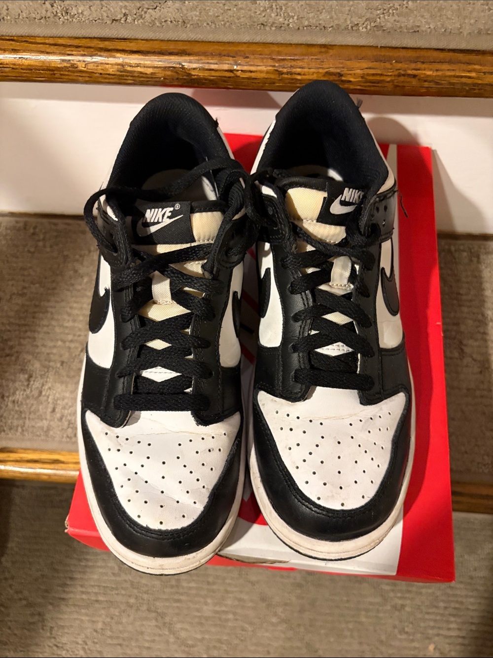 Nike Black and White Dunks